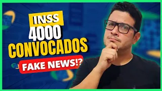 Concurso INSS - Nomeação de 4 mil Aprovados - Será Verdade