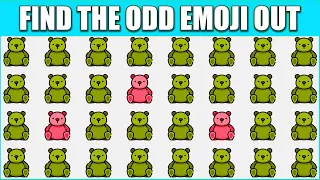 HOW GOOD ARE YOUR EYES l Find The Odd Emoji Out l Emoji Puzzle Quiz