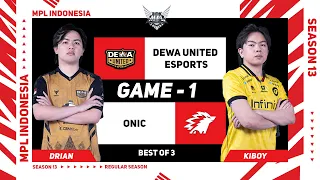 [Game - 1] DEWA UNITED ESPORTS vs ONIC | MPL ID S13