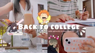 🖇️ college week 🫧 (delhi uni vlog) | labs, practicals, early mornings, kdrama, anime, friends,…