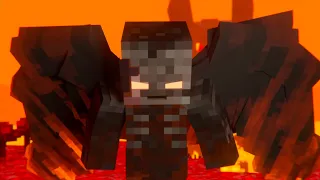 MINECRAFT ANIMATION WITHER KING PART 3 ||DYNORO-ROCKSTAR SONG