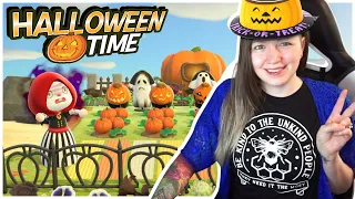 HALLOWEEN TIME! Pumpkins / DIY's / Reactions | Animal Crossing