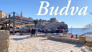 Budva Montenegro 🇲🇪 December Walk ☀️ 2023 4K Walking Tour