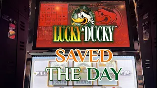 🔥💵 LUCKY DUCKY SAVED THE DAY - MAX BET VGT $2 LUCKY DUCKY #winstar #vgtslots #redscreen