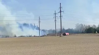 Трава горит в Верасах