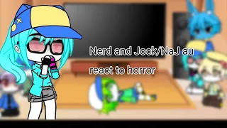 Nerd and Jock/NaJ au react to horror// реакция NaJ au/Nerd and Jock на страшилку {RUS} [part 9]