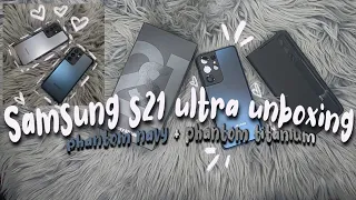 SAMSUNG S21 ULTRA UNBOXING + little ASMR