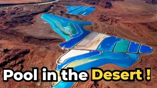 These Pools Help Support Half The People On Earth | Pools in The Desert | Potash Ponds