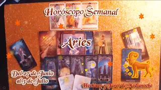 Aries horóscopo semanal  Dinero, Amor y Suerte del 27 de Junio al 3 de Julio 2022