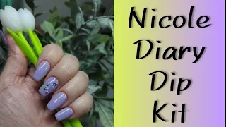Trying the Nicole Diary Dip Powder Kit ▪︎ Spring Dip Powder Nails