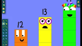 The Numberblocks Show Season 2 episode 8 The Numberblocks celebrate 2020 for the year