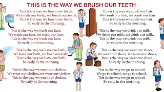 This Is The Way We Brush Our Teeth | Nursery Rhymes & Songs for Kids I Animated I Firefly Rhymes