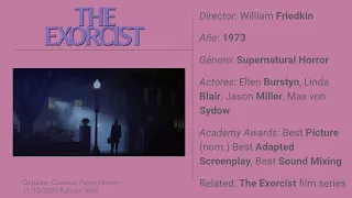 VideoClubSandwich 23 Edición | The Exorcist (1973)