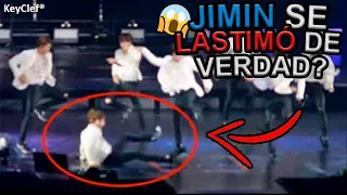 La Caida de Jimin en Pleno Escenario ¿Fué algo de lo que nos debemos preocupar?