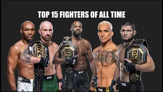 Top 15 UFC Fighters Of All Time