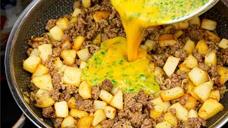 Just Pour the Eggs Over the Potatoes and the Result will be Amazing❗❗ 🔝 3 Delicious Recipes!