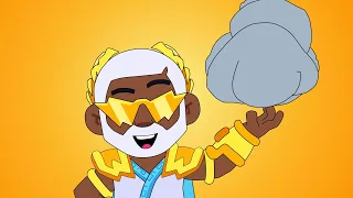 BROCK ZEUS ORIGIN COMPILATION - ANIMATED SERIES of BRAWL STARS |  LEDYMATION