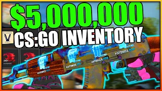 This CS:GO INVENTORY Is 5 MILLION DOLLARS!