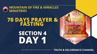 Day 31 SECTION 4 DAY 1 MFM 70 Days Prayer & Fasting 2022.Prayers from Dr DK Olukoya, G.O 07/09/22