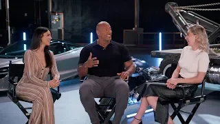 'Hobbs & Shaw' |  Unscripted | Dwayne Johnson, Vanessa Kirby, Eiza González