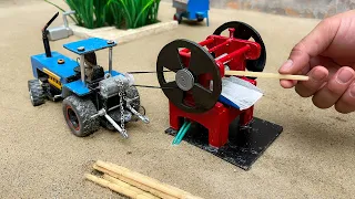 diy tractor mini sugarcane juice machine science project || @KeepVilla | @KeepVilla DIY