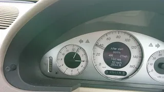 Mercedes W211 E500 acceleration