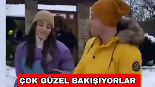 Hande & Kerem sette bakışmaları