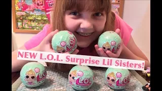 Opening NEW L.O.L. Surprise SERIES 2 Lil Sisters Dolls! LOL Color Change Babies - Unboxing & Review