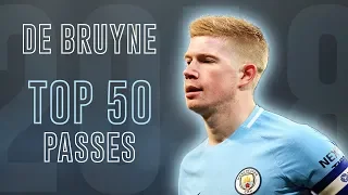 Kevin De Bruyne - Top 50 Passes & Assists | 2018 HD