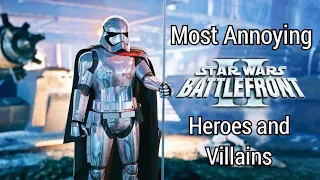 Top 10 MOST ANNOYING Battlefront 2 Heroes and Villains