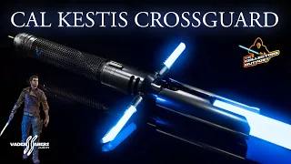 Jedi Survivor Cal Kestis Crossguard Lightsaber From Vader's Sabers