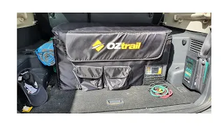 Oztrail 80L fridge/freezer unboxing and review