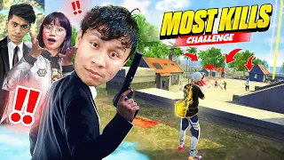 Most Kills Challenge with Sooneeta & UG Ayush भाई 😍 Kacha Badam Dance For Loser 😬 Free Fire Max