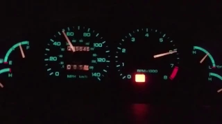 Ford Probe GT at 7700 rpm 2.5 v6