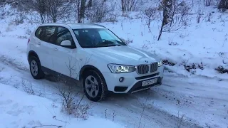 BMW X3 off road snow