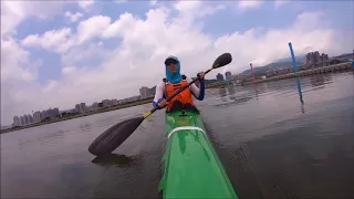 First time in a K1 racing kayak