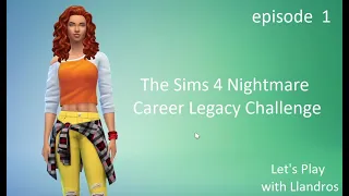 Sims 4 Nightmare Career Legacy - Episode 1