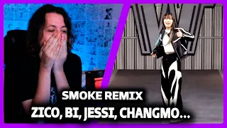 SMOKE REMIX (Zico, B.I., Jay Park, Choiza, Changmo, Jessi) | REACT DO MORENO