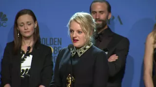 Elisabeth Moss & 'The Handmaid's Tale' - Golden Globes 2018