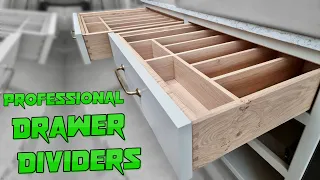 Making Oak Drawer Dividers - Dovetails and Halving Joints