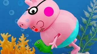 sunny day, Beach holiday, Seagull's nest, Twin, Have fun, Lost horse, Friend, Peppa Pig Animation