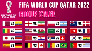 Group Stage: Match Schedule | FIFA World Cup Qatar 2022.