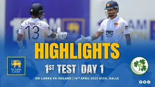 Day 1 Highlights | 1st Test, Sri Lanka vs Ireland 2023