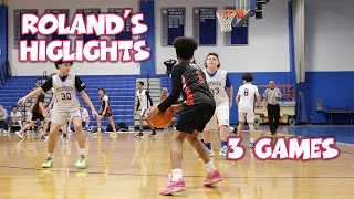 Roland's Basketball Highlights for Hudson Travel 7th and St. Joe's Travel 7th - 3 Games