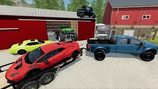 Spending TONS on abandoned barn auction | Farming Simulator 22