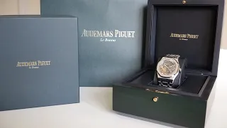 4K Review: Audemars Piguet Royal Oak "Skeleton" Double Balance Wheel Openworked 15407ST Unboxing