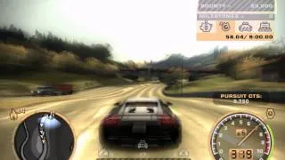 NFS Most Wanted Lamborghini Gallardo top speed 387 km/h