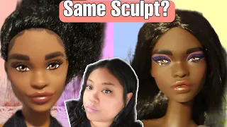 Lyla Vs Simone Barbie Face Sculpt Comparison