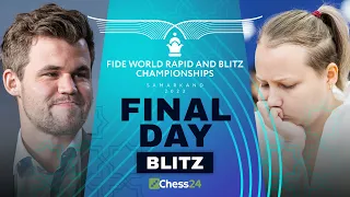 WORLD BLITZ FINAL: Magnus & Gunina Lead! Can They Win It All? | FIDE World Blitz Championship 2023