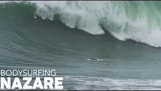 Watch Kalani Lattanzi Bodysurf ‘Fun and Playful’ Nazaré